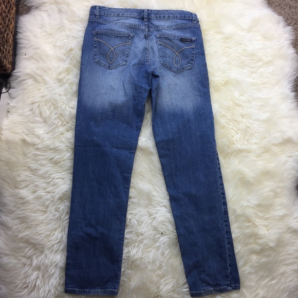 Calvin Klein Distressed Skinny Jeans 8 29 - Picture 3 of 8